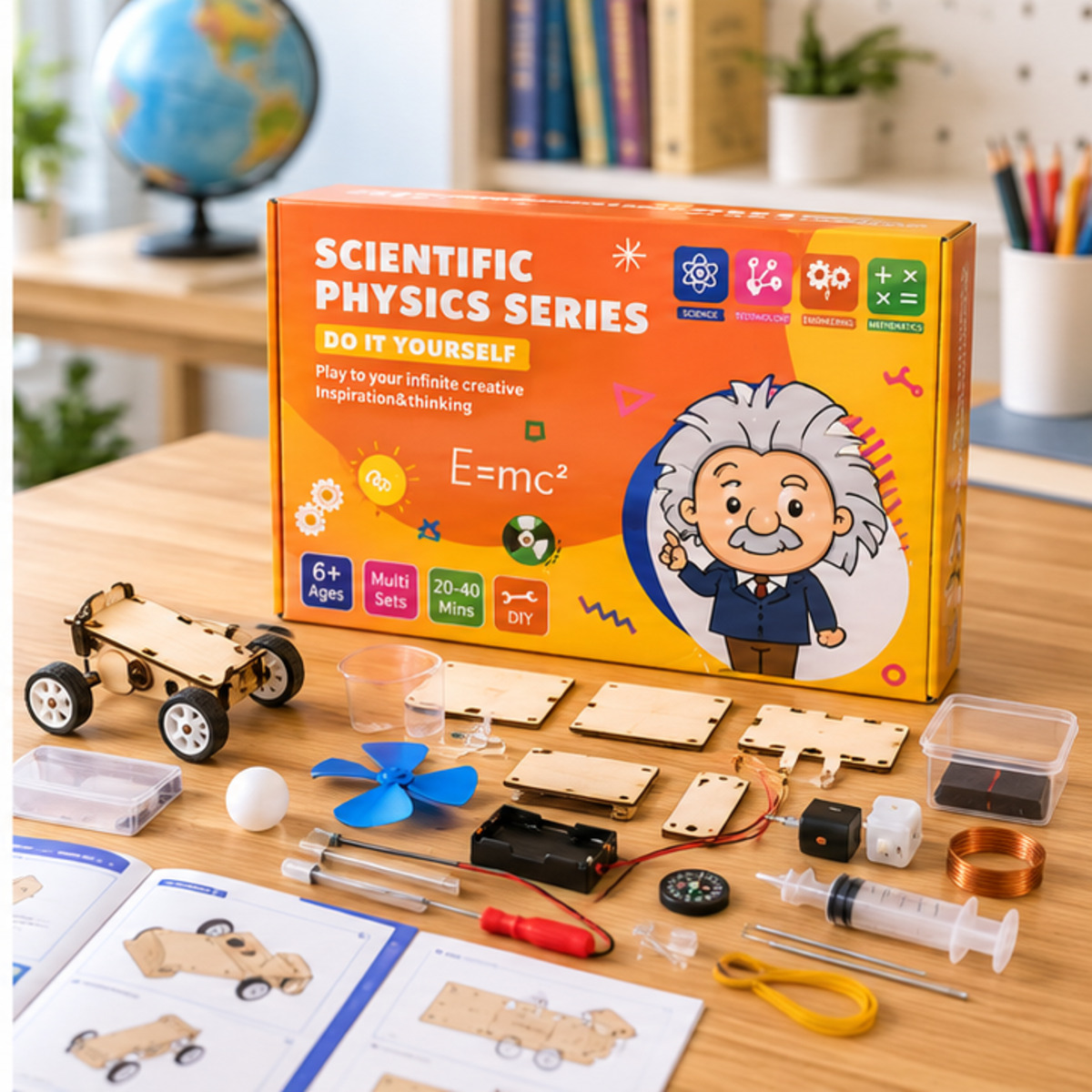 Kit educativo STEM de física y experimentos científicos / 科学物理系列STEM实验益智套装-3